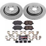 PowerStop K4702 - Power Stop 11-18 Volvo S60 Rear Z23 Evolution Sport Brake Kit