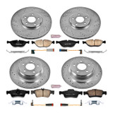 PowerStop K4517 - Power Stop 04-05 Mercedes-Benz E500 Front & Rear Z23 Evolution Sport Brake Kit