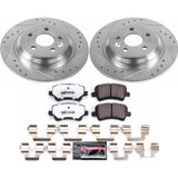 PowerStop K4704-36 - Power Stop 11-18 Volvo S60 Rear Z36 Truck & Tow Brake Kit