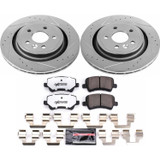 PowerStop K4702-36 - Power Stop 11-18 Volvo S60 Rear Z36 Truck & Tow Brake Kit