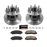 PowerStop K4597 - Power Stop 05-07 Ford F-350 Super Duty Front Z23 Evolution Brake Kit
