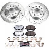 PowerStop K4627-26 - Power Stop 2008 Audi A3 Rear Z26 Street Warrior Brake Kit