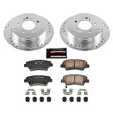PowerStop K4710 - Power Stop 07-09 Kia Amanti Rear Z23 Evolution Sport Brake Kit