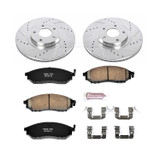 PowerStop K5263 - Power Stop 11-14 Nissan Murano Front Z23 Evolution Sport Brake Kit