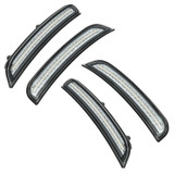 ORACLE Lighting 9880-PY4-C - 15-21 Dodge Charger Concept Sidemarker Set - Clear - Yellow Jacket (PY4)