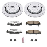 PowerStop K5159-26 - Power Stop 06-09 Cadillac XLR Rear Z26 Street Warrior Brake Kit