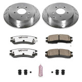 PowerStop K5135-26 - Power Stop 02-07 Buick Rendezvous Rear Z26 Street Warrior Brake Kit