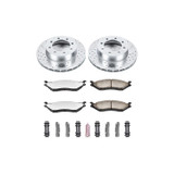 PowerStop K5185-36 - Power Stop 99-04 Ford F-550 Super Duty Front Z36 Truck & Tow Brake Kit