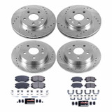PowerStop K5523 - Power Stop 12-16 Buick LaCrosse Front & Rear Z23 Evolution Sport Brake Kit