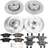 PowerStop K5639 - Power Stop 07-08 Jaguar S-Type Front & Rear Z23 Evolution Sport Brake Kit