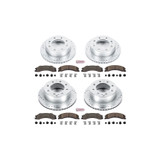 PowerStop K5561-36 - Power Stop 2011 Chevrolet Silverado 2500 HD Front & Rear Z36 Truck & Tow Brake Kit