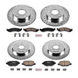 PowerStop K5582 - Power Stop 11-12 Ford Taurus Front & Rear Z23 Evolution Sport Brake Kit PowerStop K5582 - Power Stop 11-12 Ford Taurus Front & Rear Z23 Evolution Sport Brake Kit