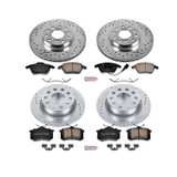 PowerStop K5749 - Power Stop 10-12 Audi A3 Front & Rear Z23 Evolution Sport Brake Kit