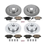 PowerStop K5801 - Power Stop 10-12 Audi A3 Front & Rear Z23 Evolution Sport Brake Kit
