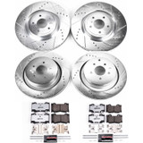 PowerStop K5823-26 - Power Stop 09-13 Infiniti FX50 Front & Rear Z26 Street Warrior Brake Kit