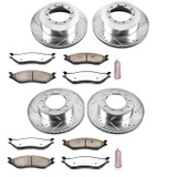 PowerStop K5965-36 - Power Stop 05-16 Ford F-550 Super Duty Front and Rear Z36 Truck & Tow Brake Kit