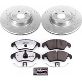 PowerStop K6140-26 - Power Stop 14-18 Audi A6 Front Z26 Street Warrior Brake Kit