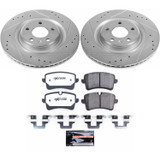 PowerStop K6139-26 - Power Stop 14-18 Audi A6 Rear Z26 Street Warrior Brake Kit