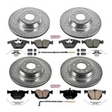 PowerStop K6056 - Power Stop 2011 BMW 335d Front & Rear Z23 Evolution Sport Brake Kit