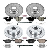 PowerStop K6065 - Power Stop 11-15 BMW X5 Front & Rear Z23 Evolution Sport Brake Kit