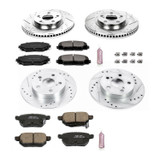 PowerStop K6076 - Power Stop 11-16 Scion tC Front & Rear Z23 Evolution Sport Brake Kit