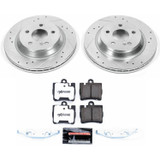 PowerStop K6201-26 - Power Stop 00-03 Mercedes-Benz CL500 Rear Z26 Street Warrior Brake Kit