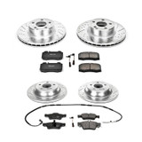 PowerStop K6229 - Power Stop 03-06 Mercedes-Benz CL500 Front & Rear Z23 Evolution Sport Brake Kit