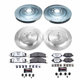PowerStop K6375-36 - Power Stop 13-19 Ford Explorer Front & Rear Z36 Truck & Tow Brake Kit