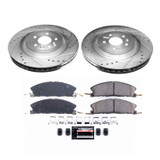 PowerStop K6374 - Power Stop 13-19 Ford Explorer Front Z23 Evolution Sport Brake Kit