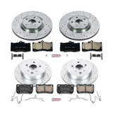 PowerStop K6356 - Power Stop 2013 Lexus IS350 Front & Rear Z23 Evolution Sport Brake Kit
