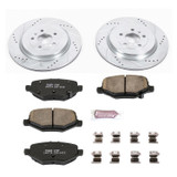 PowerStop K6376 - Power Stop 13-19 Ford Explorer Rear Z23 Evolution Sport Brake Kit