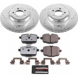 PowerStop K6416-26 - Power Stop 10-15 BMW 550i GT Rear Z26 Street Warrior Brake Kit
