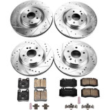 PowerStop K6586 - Power Stop 03-06 Mercedes-Benz CLK500 Front & Rear Z23 Evolution Sport Brake Kit PowerStop K6586 - Power Stop 03-06 Mercedes-Benz CLK500 Front & Rear Z23 Evolution Sport Brake Kit