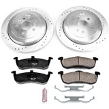 PowerStop K6819 - Power Stop 13-18 Lincoln MKT Rear Z23 Evolution Sport Brake Kit
