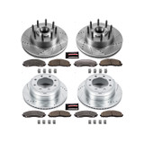 PowerStop K6820-36 - Power Stop 13-22 Ford F-350 Super Duty Front & Rear Z36 Truck & Tow Brake Kit