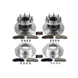 PowerStop K6822 - Power Stop 13-16 Ford F-350 Super Duty Front & Rear Z23 Evolution Brake Kit