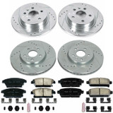 PowerStop K6792 - Power Stop 13-18 Buick Encore Front & Rear Z23 Evolution Sport Brake Kit