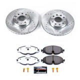PowerStop K7080-26 - Power Stop 15-18 Audi A3 Front Z26 Street Warrior Brake Kit