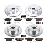 PowerStop K7419 - Power Stop 17-18 Lincoln Continental Front & Rear Z23 Evolution Sport Brake Kit