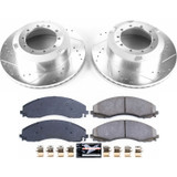 PowerStop K7424 - Power Stop 17-22 Ford F-550 Super Duty Rear Z23 Evolution Brake Kit