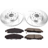 PowerStop K7409 - Power Stop 17-18 GMC Acadia Front Z23 Evolution Sport Brake Kit