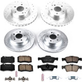 PowerStop K7764 - Power Stop 04-06 Mercedes-Benz E500 Front & Rear Z23 Evolution Sport Brake Kit