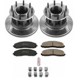 PowerStop K7669 - Power Stop 17-22 Ford F-350 Super Duty Front Z23 Evolution Brake Kit