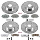 PowerStop K794-26 - Power Stop 94-97 Mazda Miata Front & Rear Z26 Street Warrior Brake Kit PowerStop K794-26 - Power Stop 94-97 Mazda Miata Front & Rear Z26 Street Warrior Brake Kit