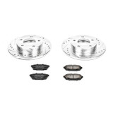 PowerStop K792 - Power Stop 01-03 Mazda Protege Rear Z23 Evolution Sport Brake Kit