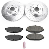 PowerStop K7963 - Power Stop 17-18 Mercedes-Benz C300 Front Z23 Evolution Sport Brake Kit
