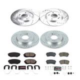 PowerStop K8286 - Power Stop 18-19 Hyundai Kona Front & Rear Z23 Evolution Sport Brake Kit