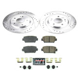 PowerStop K8434 - Power Stop 2018 Mitsubishi Eclipse Cross Rear Z23 Evolution Sport Brake Kit