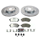 PowerStop K8481-26 - Power Stop 19-21 Subaru Forester Front Z26 Street Warrior Brake Kit