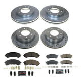 PowerStop K8448 - Power Stop 19-21 Ford Ranger Front & Rear Z23 Evolution Brake Kit